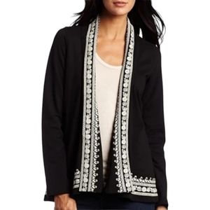 387 LUCKY BRAND Embroidered Cardigan